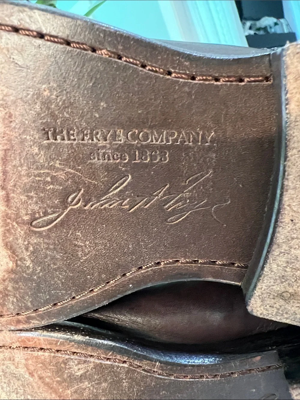Frye sleek over